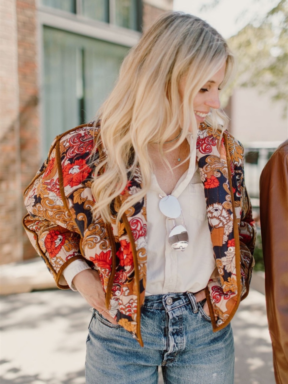 Mother - The Big Time Bound Jacket in Flowers in Her Hair - Small